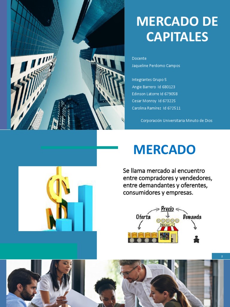 Presentación Mercado de Capitales PDF | PDF | Bolsa | Bolsa de Valores