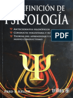 La Definición de Psicología - Fred Keller PDF