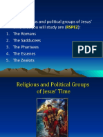 The Political Groups in The Time of Jesus