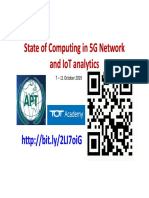 State of Computing in 5G Network State of Computing in 5G Network and and Iot Iot Analytics Analytics