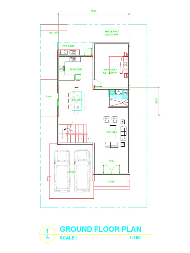 Ground Floor Plan Layout Overview | PDF