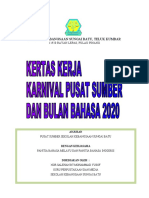 Kertas Kerja Karnival Pusat Sumber Dan Bulan Bahasa