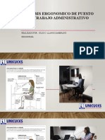 Analisis Ergonomico de Puesto de Trabajo Administrativo