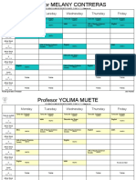 Horario Profesores 2020 PDF