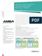 Incisive Verification Ip For The Arm Amba Protocol Family: Capabilities Key Features