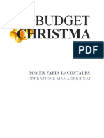 Presentation On Roleplaying Budget Plan For Christmas Party