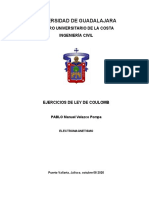 Ley de Coulumb - Pablo Velazco