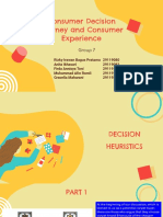 WEEK 9 Consumer Decision Journey and Consumer Experience 