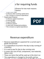 Reasons For Requiring Funds: - Businesses Need Finance For Two Main Reasons: - Working Capital Finance
