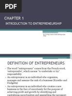 Introduction To Entrepreneurship: By: PN Raja Yasmin Solihin BT Raja Azlan Shah