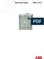 Restriced Earth Fault-ABB Relay-spaj115c