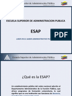 ESAP: Escuela de Administración Pública