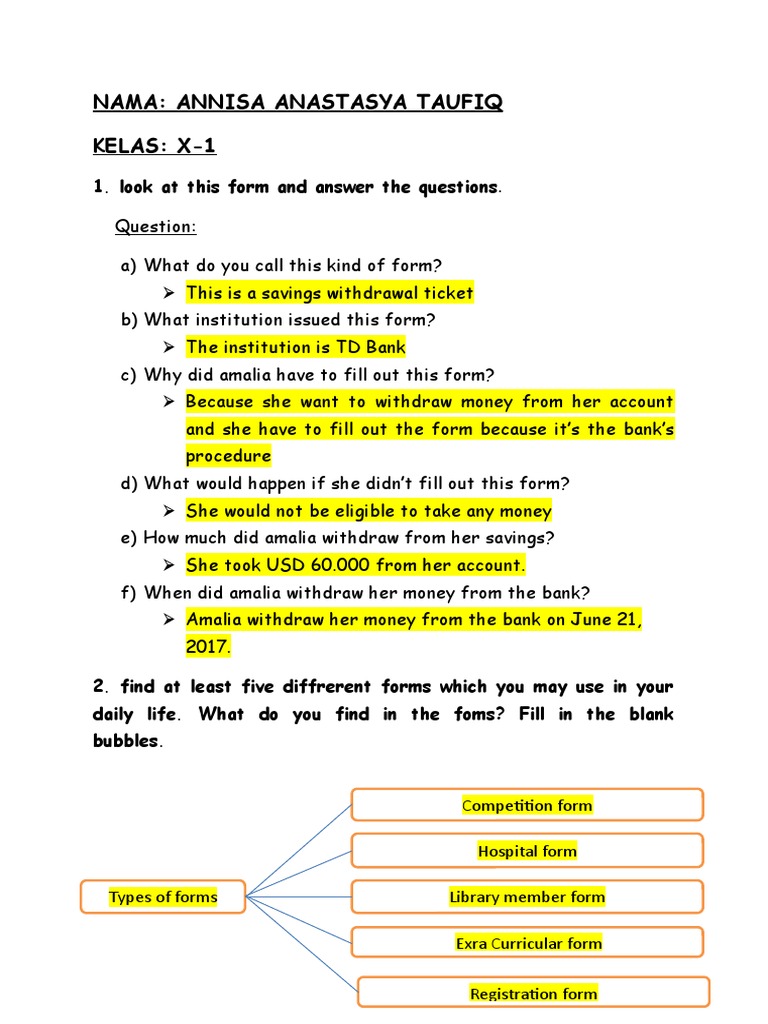 B Inggris Latihan Money Business