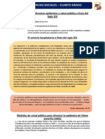 4TO - Explicamos Epidemias y Salud Pública A Fines Del Siglo XIX PDF