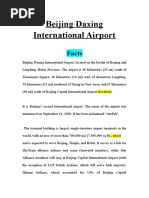 Beijing Daxing International Airport: Facts