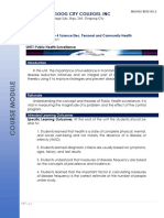 Module - Week 2 - Personal, Environmental and Community Health PDF