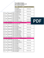 Jadwal Piket Harian Penerimaan Peserta Didik Baru TAHUN AJARAN 2020/2021