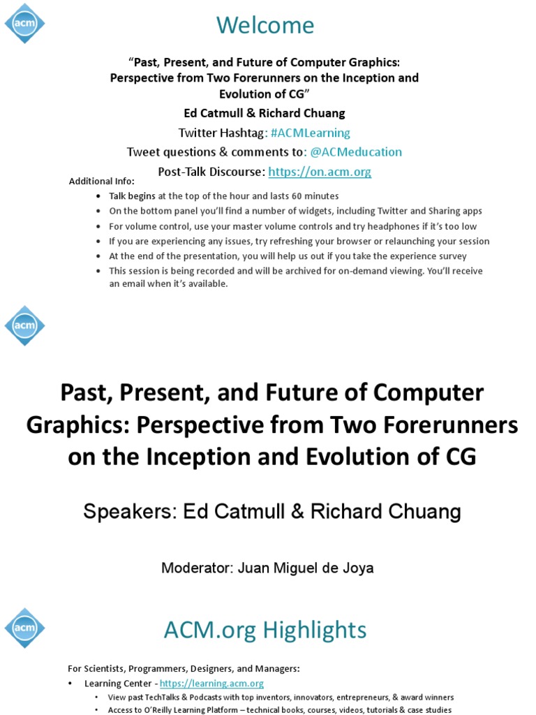 Evolution of Computer Graphics Talk | PDF | Computing | Computing And ...