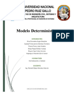 Modelo Determinístico