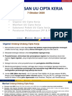 Substansi UU Cipta Kerja (7 Oktober 2020) PDF