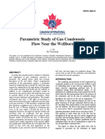 Parametric Study of Gas Condensate Flow Near The Wellbore