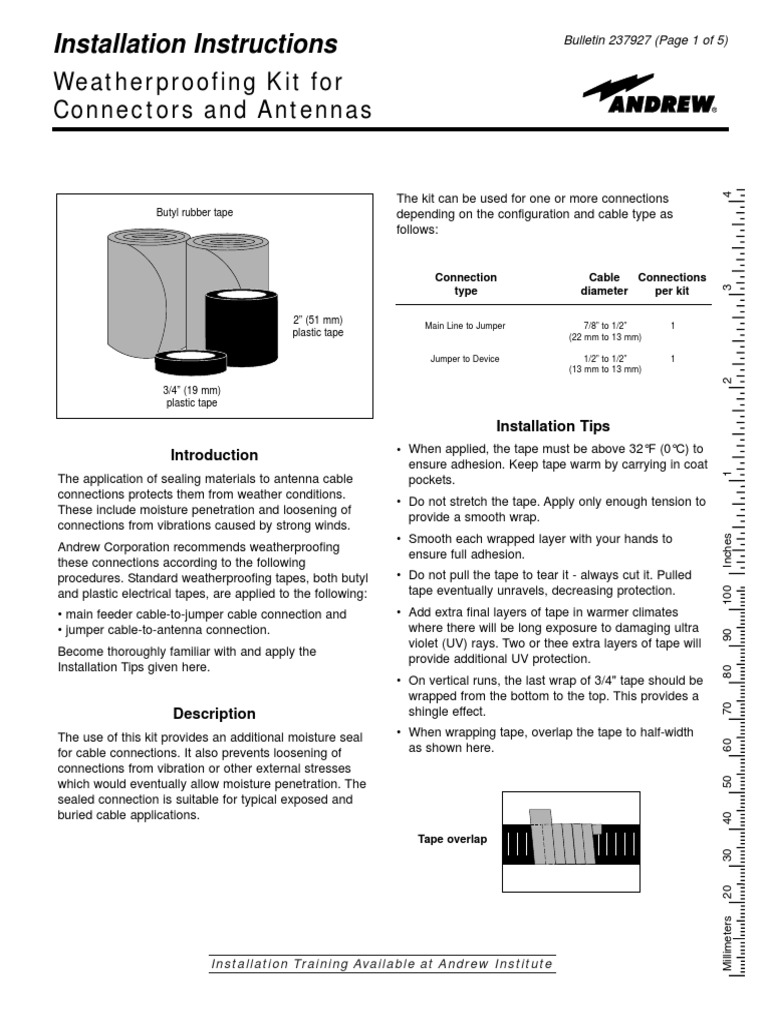 Manual Andrew PDF | PDF | Electrical Connector | Nut (Hardware)