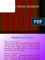 3.3.1. Masalah Pokok Ekonomi