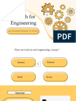 English For Engineering: Sani Damayanthi Muliawan, S.S, M.Hum