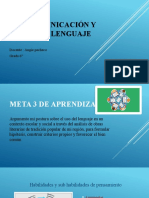 Piic Comunicación y Sociedad Lenguaje Meta 3