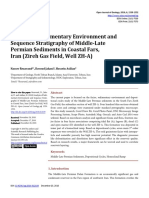 Analysis of Sedimentary Environment and Sequence Stratigraphy of Middle-Late Permian Sediments in Coastal Fars, Iran (Zireh Gas Field, Well ZH-A) PDF