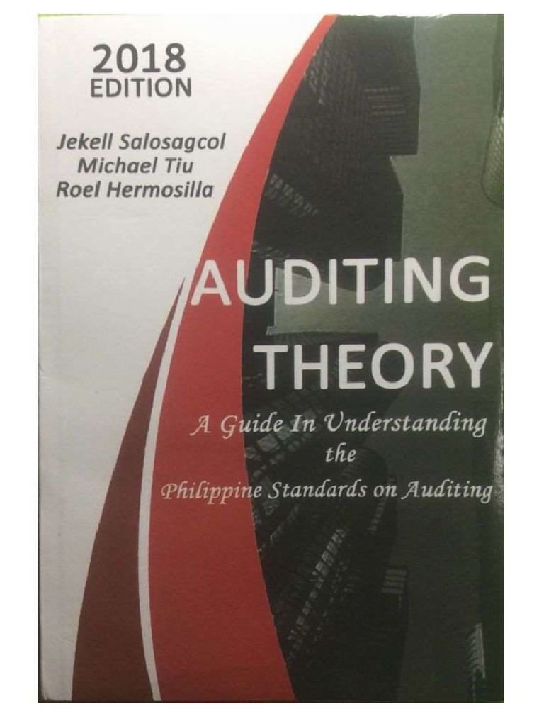Auditing Theory 2018 Edition Pdf Pdf