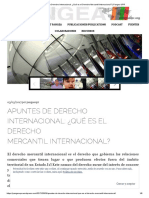 Apuntes de Derecho Internacional - ¿Qué Es El Derecho Mercantil Internacional - Pangea UPR