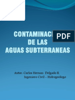 Contaminacion de Acuiferos 