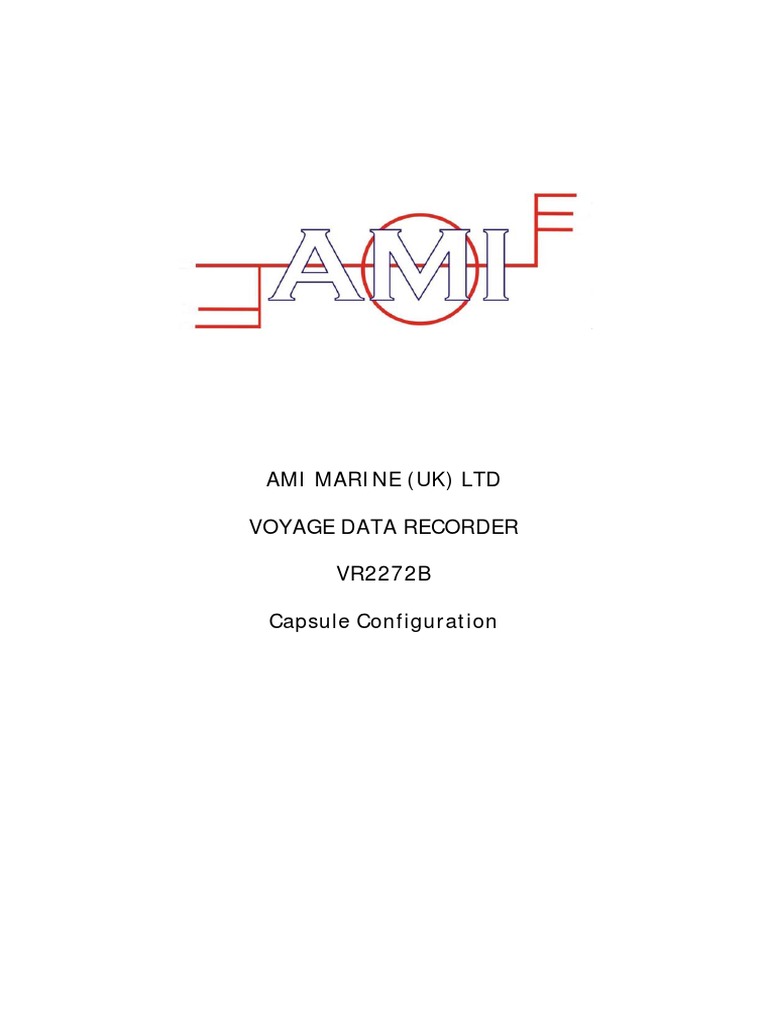 AMI VR2272B Capsule Configuration Guide | PDF | Computer Hardware ...