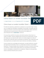 Cómo Hacer Un Render Increíble - Parte 1 - Salón Interior 2 PDF