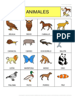 Bingo Animales 4x4 Cartones 3 PDF