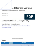 AWS Certified Machine Learning: Specialty - Exam Overview and Preparation