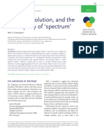 2018. (Greenspan, N.) Autism, evolution, and the inadequacy of spectrum