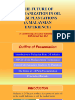 MPOB's Field Mechanization Technologies and Future of Oil Palm Mechanization