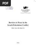 Download Barriers to Peace in the Israeli-Palestinian Conflict by JerusalemInstitute SN48080215 doc pdf