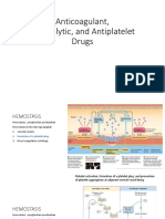 Anticoagulant, Fibrinolytic, and Antiplatelet Drugs
