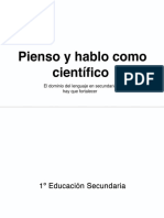 Pienso y Hablo 1 Secundaria