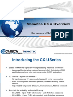 Memotec CX-U Products PDF