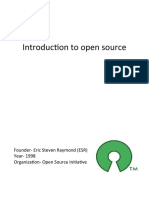 Introduction To Open Source