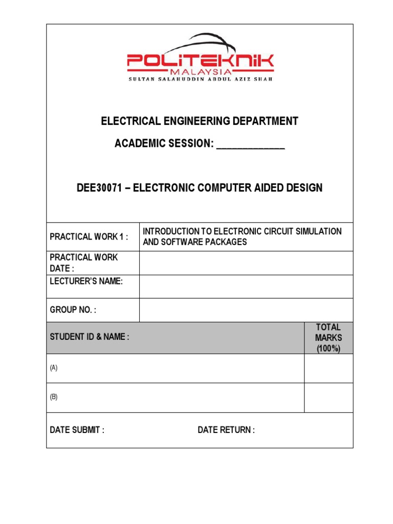 Electronic Circuit Simulation Guide | PDF | Simulation | Electronics