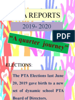 Pta Reports: "A Quarter Jo Urney"