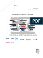 Portafolio Toner & Cartuchos Sas y Cotizacion PDF