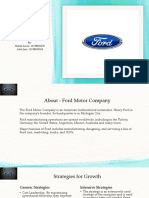 Ford Motors Value Chain Analysis