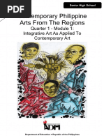 CPAR11 - Q1 - Mod1 - Integrative Arts As Applied To Contemporary Art - v3