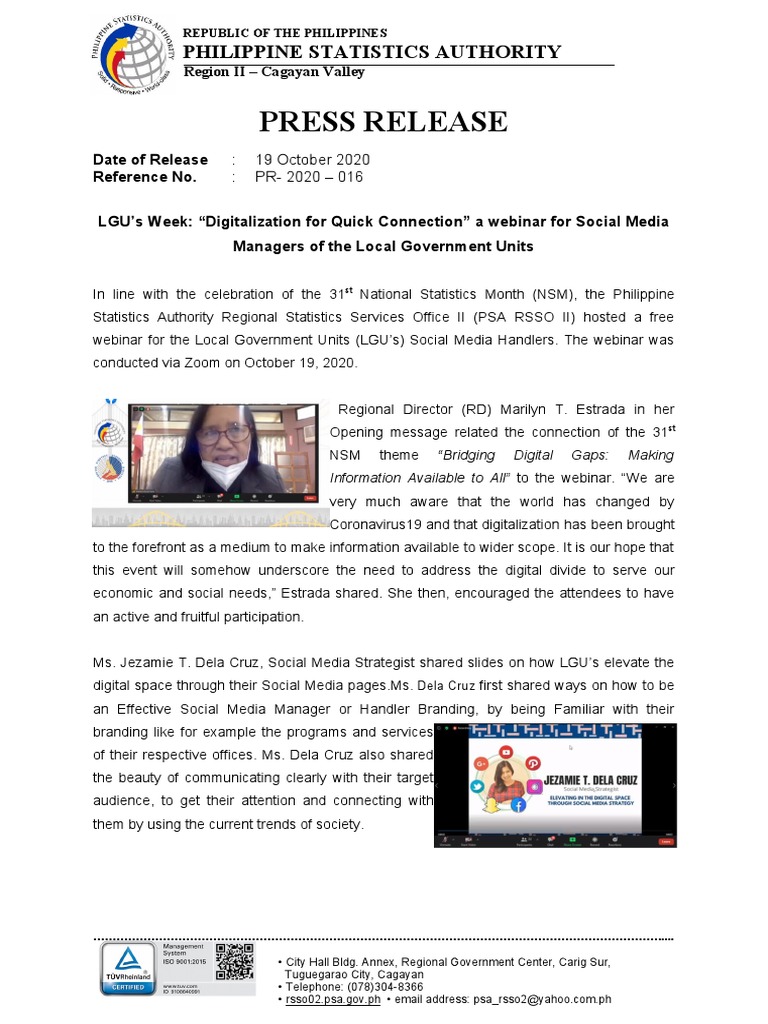 Webinar on LGU Digitalization Strategies | PDF | Social Media | Popular ...